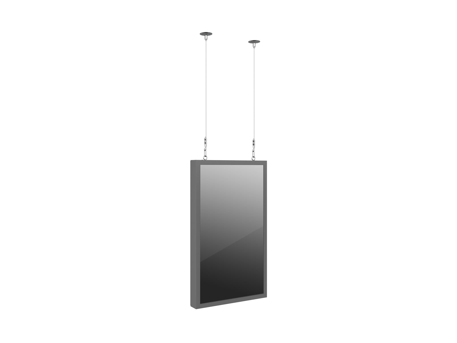 Multibrackets M Pro Series Enclosure 46" High Brightness Wire Small Black Signage Display Enclosures Multibrackets