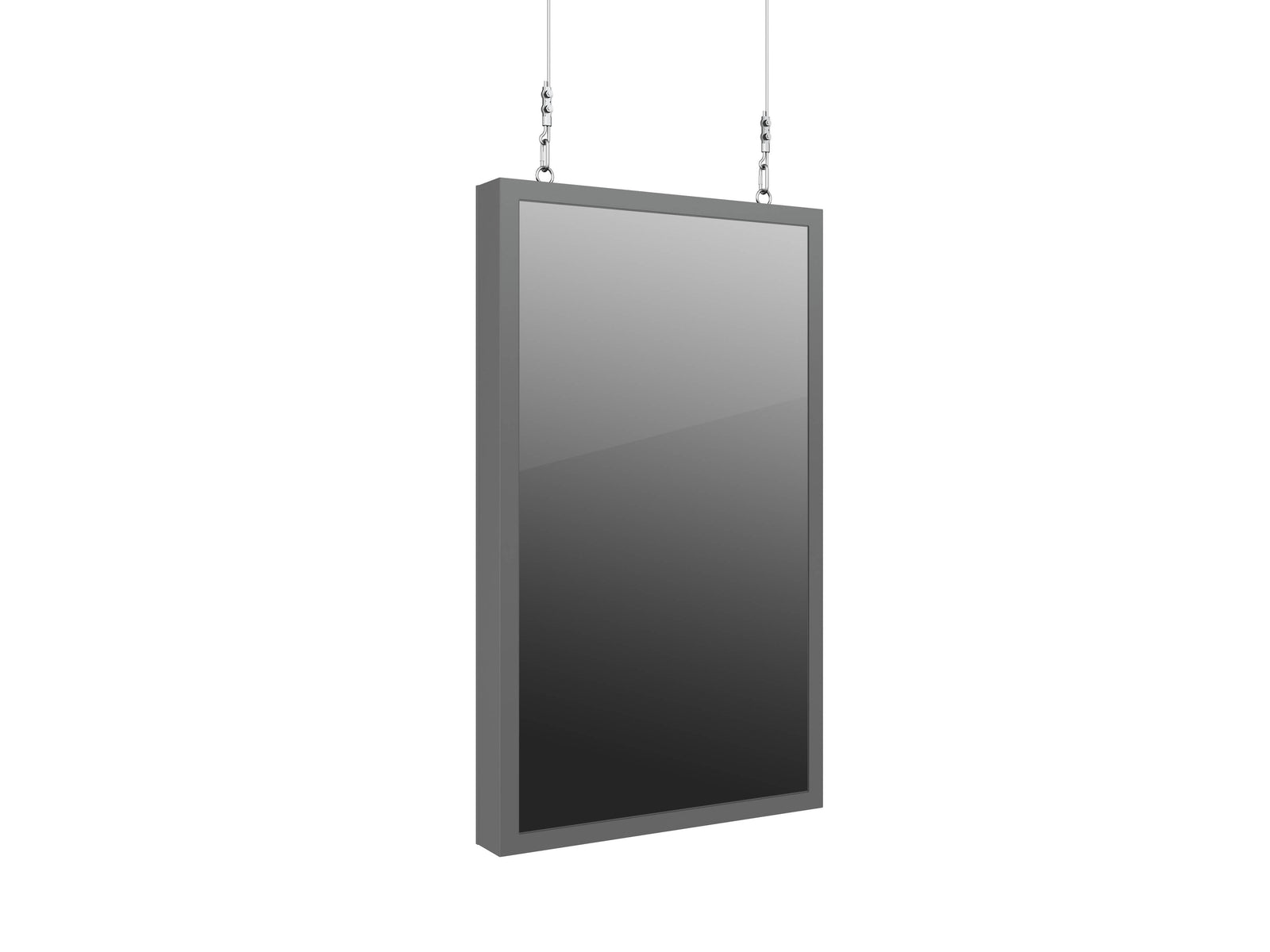 Multibrackets M Pro Series Enclosure 46" High Brightness Wire Small Black Signage Display Enclosures Multibrackets