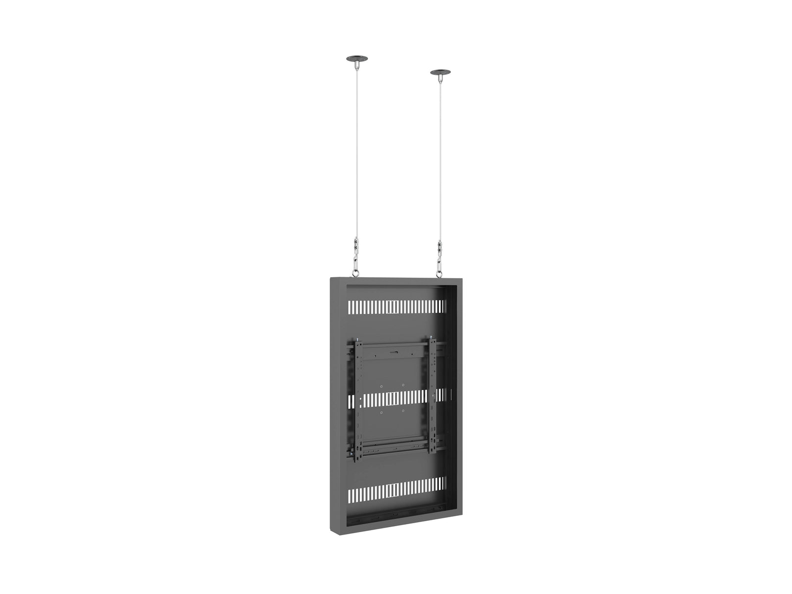 Multibrackets M Pro Series Enclosure 46" High Brightness Wire Small Black Signage Display Enclosures Multibrackets