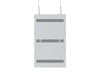 Multibrackets M Pro Series Enclosure 46" High Brightness Wire Small White Signage Display Enclosures Multibrackets