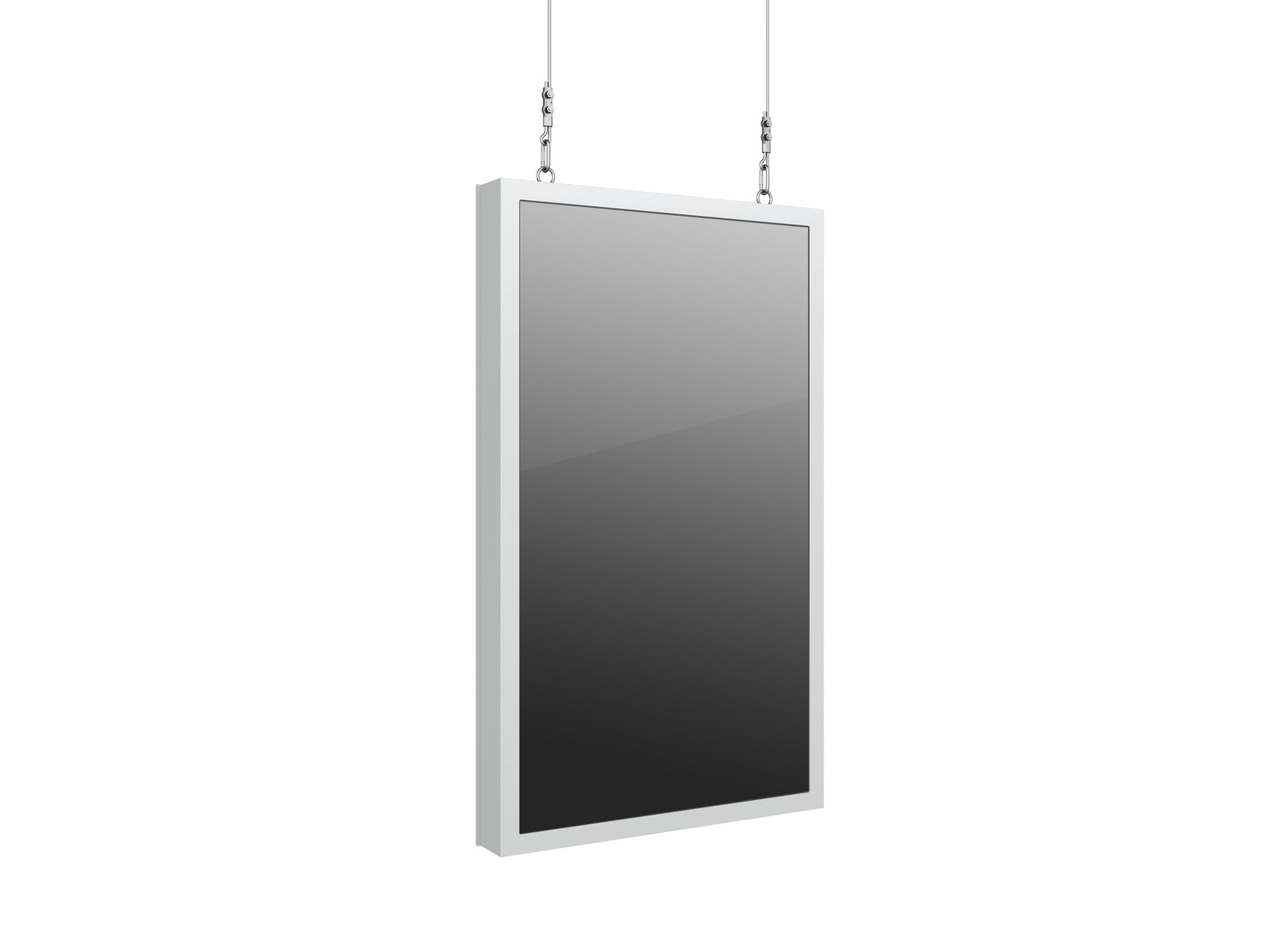 Multibrackets M Pro Series Enclosure 46" High Brightness Wire Small White Signage Display Enclosures Multibrackets