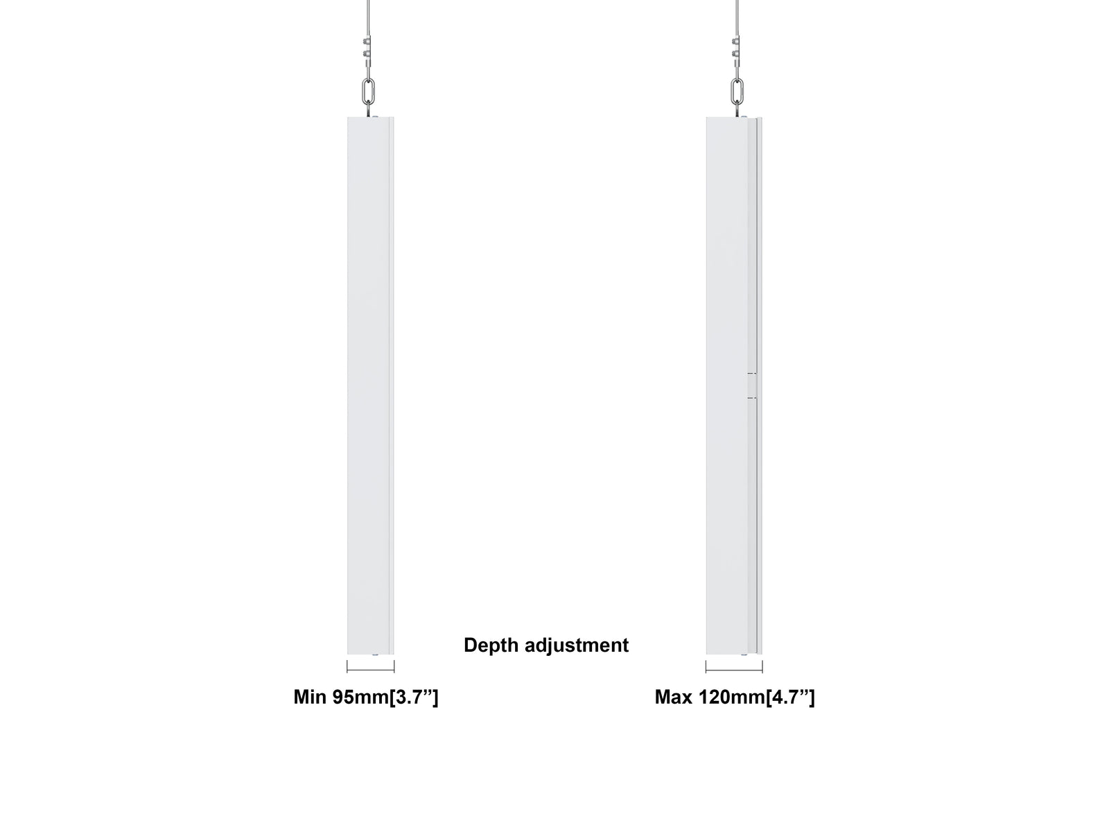 Multibrackets M Pro Series Enclosure 46" High Brightness Wire Small White Signage Display Enclosures Multibrackets