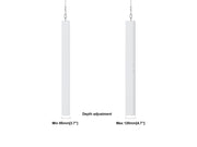 Multibrackets M Pro Series Enclosure 46" High Brightness Wire Small White Signage Display Enclosures Multibrackets