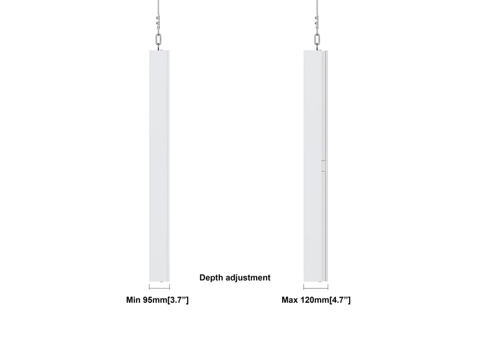 Multibrackets M Pro Series Enclosure 46" High Brightness Wire Small White Signage Display Enclosures Multibrackets