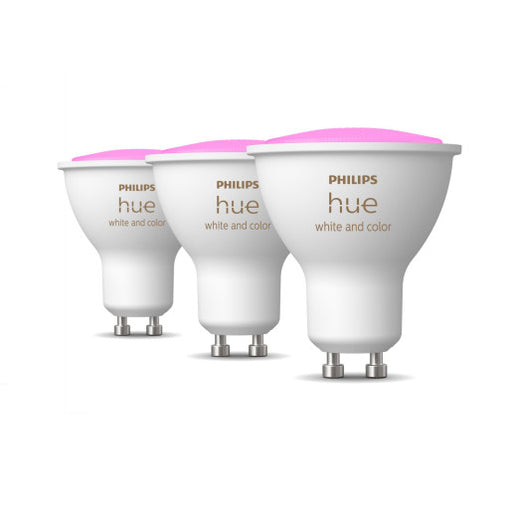 Philips Hue White & Colour Ambiance GU10 Smart Spotlight 3 Pack LED | 929001953115 Smart Lighting Philips