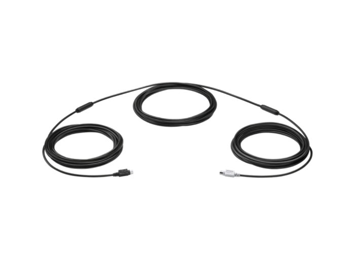 Logitech GROUP 15m Extended Cable For Video Conferences In Larger Rooms | 939-001490 Audio / Video Cable Logitech