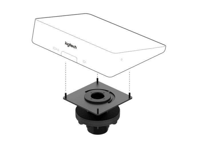 Logitech 939-001811 Tap Table Mount Meeting Room Equipment Logitech