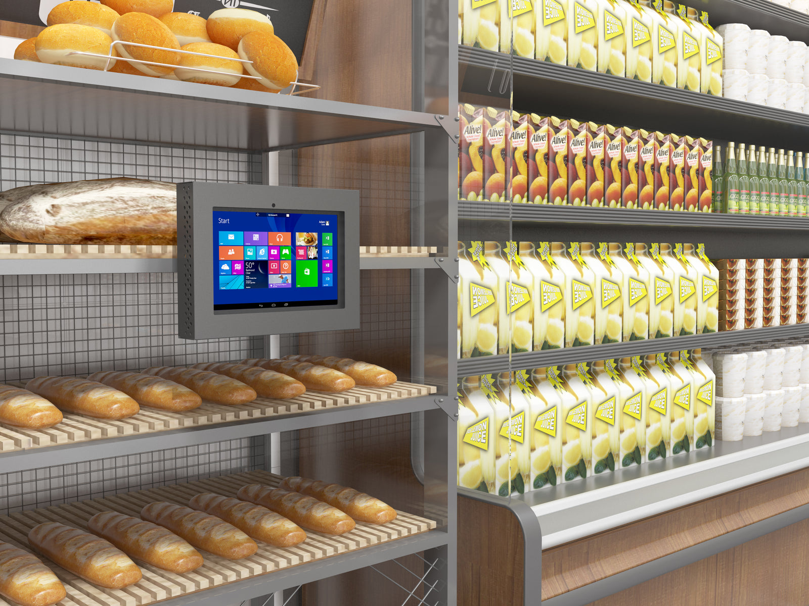 Multibrackets M Pro Series Enclosure ELO & Philips 10" Signage Display Enclosures Multibrackets
