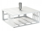 Loxit 9428 Projector Security Case Extra Large With 50mm Pole Adapter - White Projector Mount Loxit