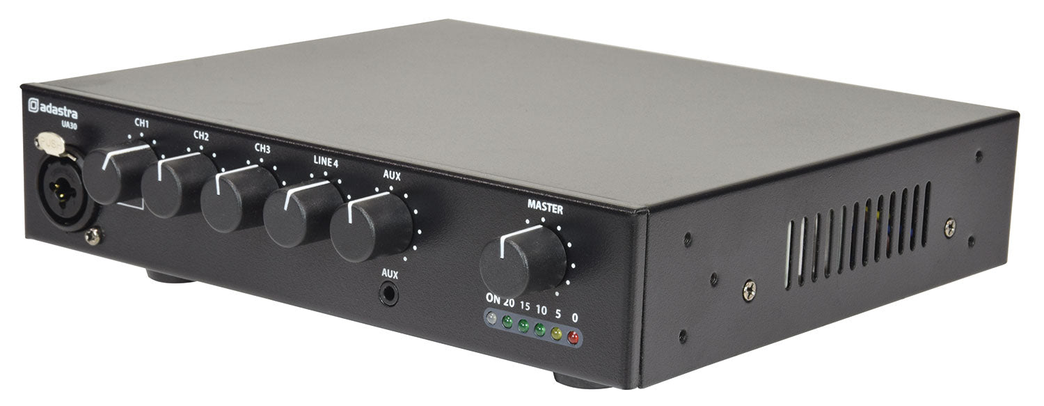 Adastra UA Series Compact 100V Mixer-Amplifiers | 953.183UK