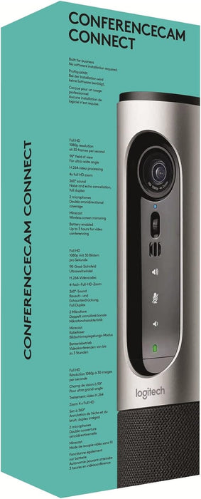 Logitech 960-001034 ConferenceCam Connect Portable all-in-one Video Conference Solution