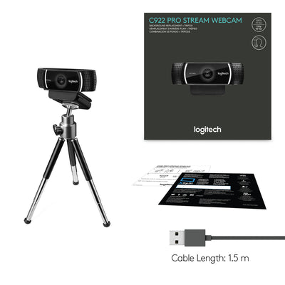 Logitech C922 Pro HD Stream Webcam Meeting Room Equipment Logitech