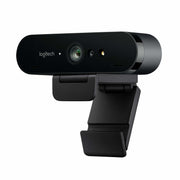 Logitech Brio 4K Webcam With HDR and Noise-Canceling Microphones Meeting Room Equipment Logitech