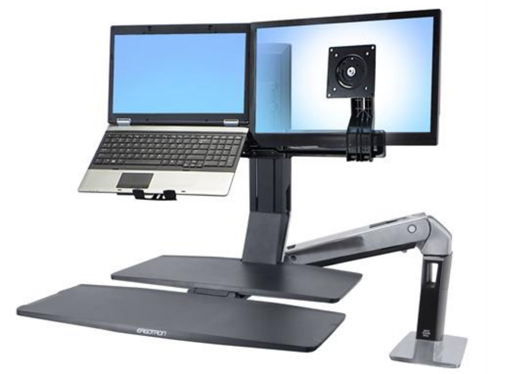 Ergotron WorkFit Conversion Kit: Dual to LCD & Laptop | 97-617 Mounting Kit Ergotron