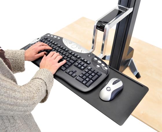 Ergotron Large Keyboard Tray for WorkFit-S | 97-653 Mounting Accessory Ergotron