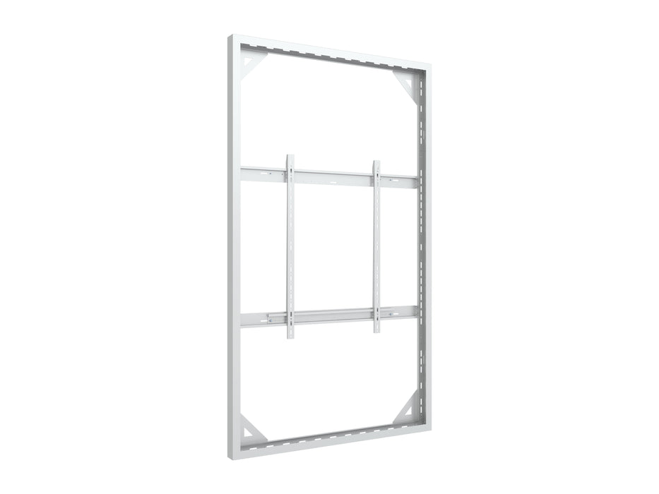 Multibrackets M Pro Series Enclosure 98" Wall Slim Large White Signage Display Enclosures Multibrackets