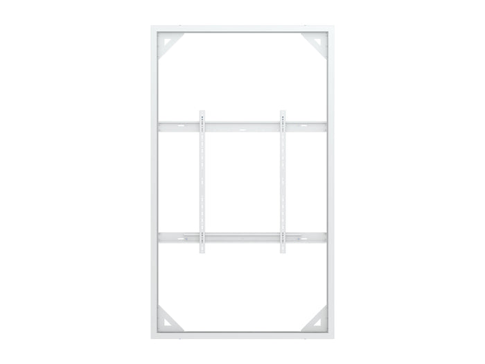 Multibrackets M Pro Series Enclosure 98" Wall Slim Large White Signage Display Enclosures Multibrackets