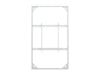 Multibrackets M Pro Series Enclosure 98" Wall Slim Large White Signage Display Enclosures Multibrackets
