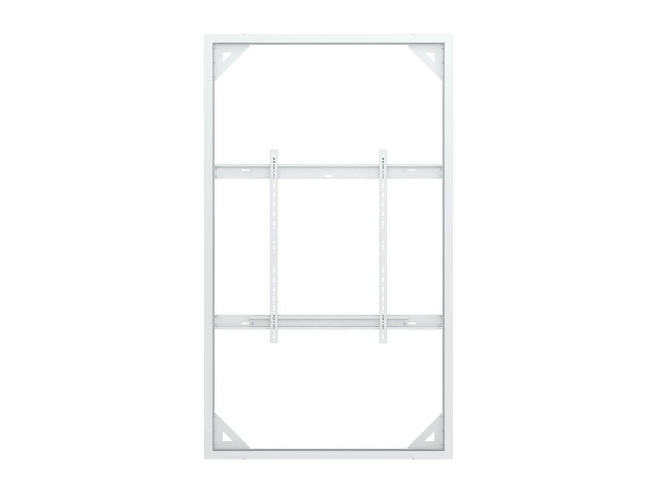 Multibrackets M Pro Series Enclosure 98" Wall Slim Large White Signage Display Enclosures Multibrackets