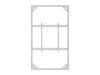 Multibrackets M Pro Series Enclosure 98" Wall Slim Large White Signage Display Enclosures Multibrackets