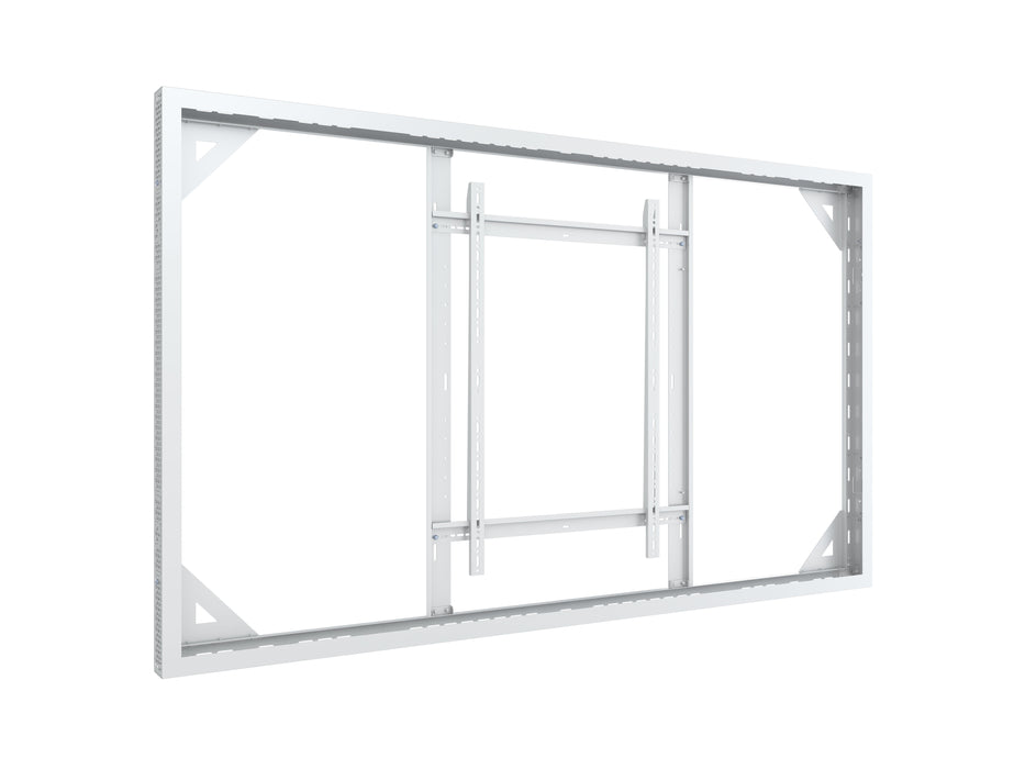 Multibrackets M Pro Series Enclosure 98" Wall Slim Large White Signage Display Enclosures Multibrackets