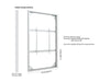 Multibrackets M Pro Series Enclosure 98" Wall Slim Large White Signage Display Enclosures Multibrackets