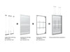 Multibrackets M Pro Series Enclosure 98" Wall Slim Large White Signage Display Enclosures Multibrackets