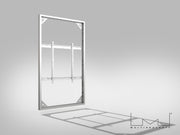 Multibrackets M Pro Series Enclosure 98" Wall Slim Large White Signage Display Enclosures Multibrackets