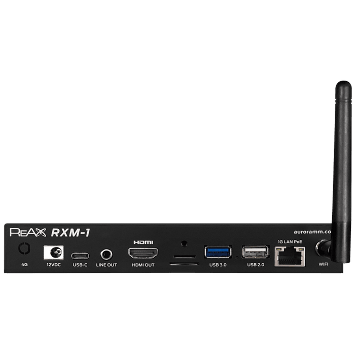 Aurora Multimedia RXM-1 Reax Control Processor Digital Signage & Media Playback Digital Signage Player Aurora