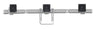 Ergotron Up to 26" HX Triple Monitor Bow Kit | 98-009-216