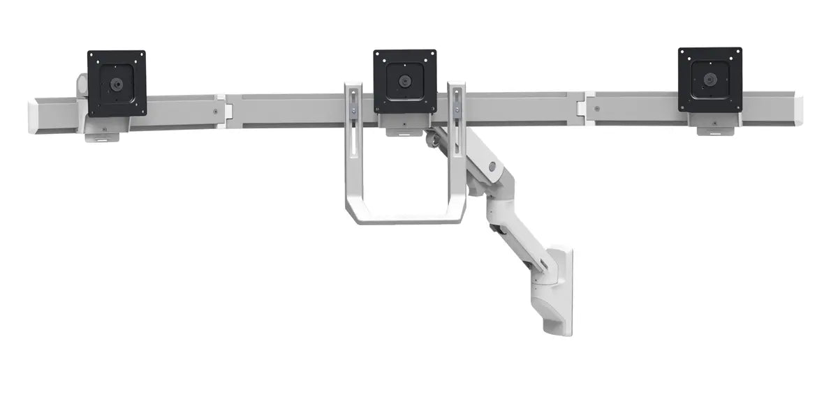 Ergotron Up to 26" HX Triple Monitor Bow Kit | 98-009-216 Monitor Arm Desk Mount Ergotron