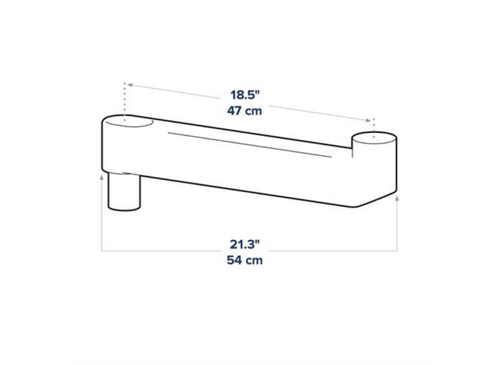 Ergotron CareFit™ Combo Extender | 98-547-251 AV Extender Ergotron