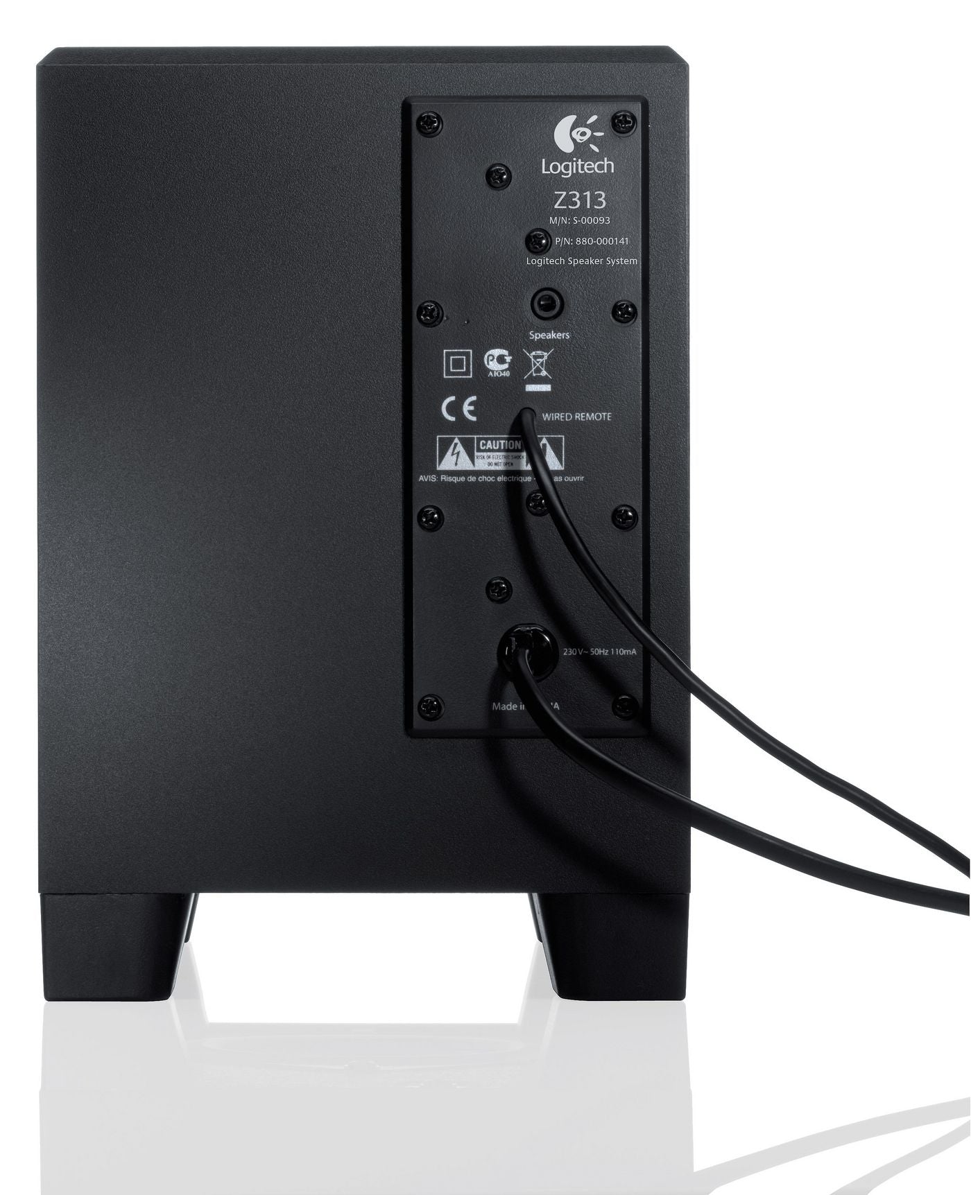 Logitech Speaker System Z313 with Subwoofer | 980-000413 Speaker Logitech