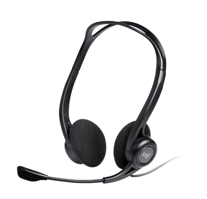 Logitech 960 USB Computer Headset Wired Black Headset Headset Logitech