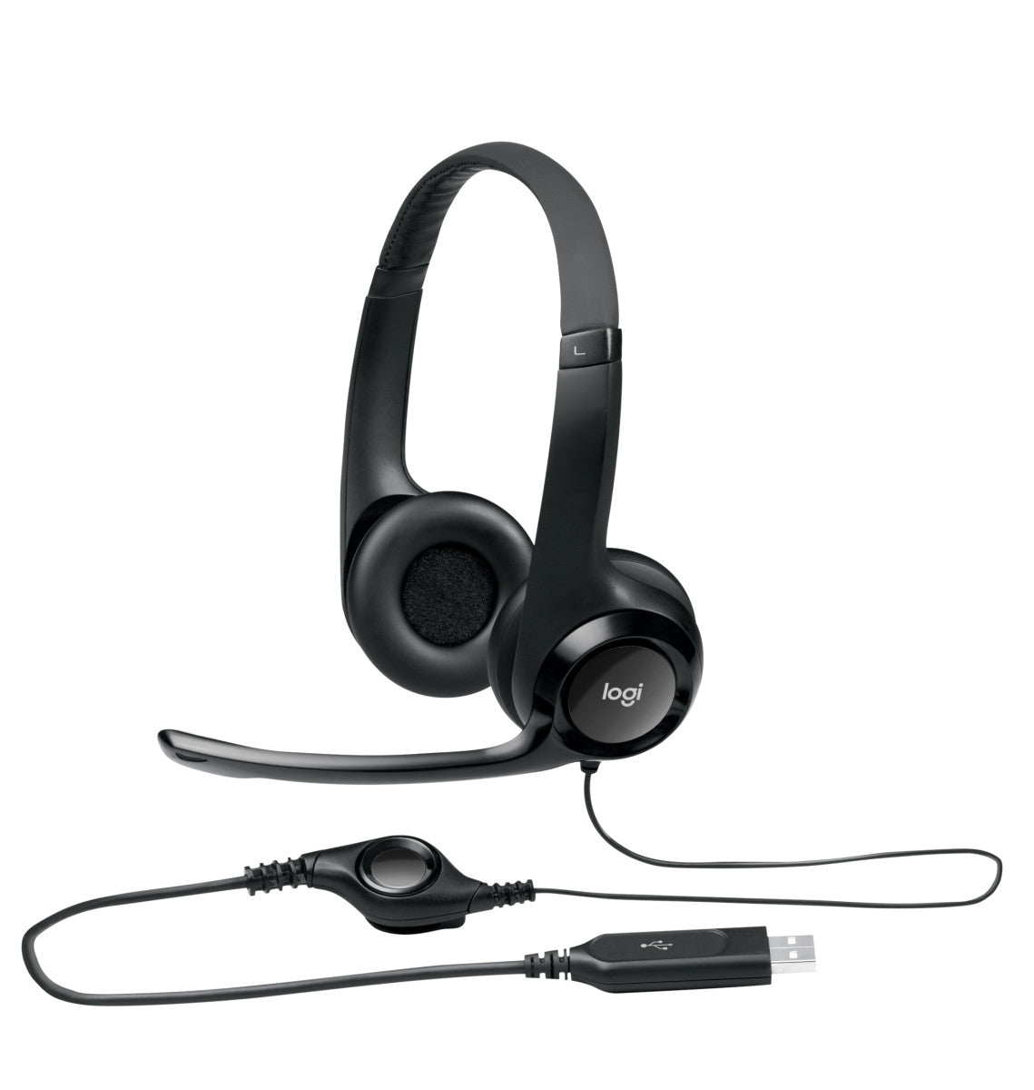 Logitech LGT-H390 Wired Black Headset Headset Logitech