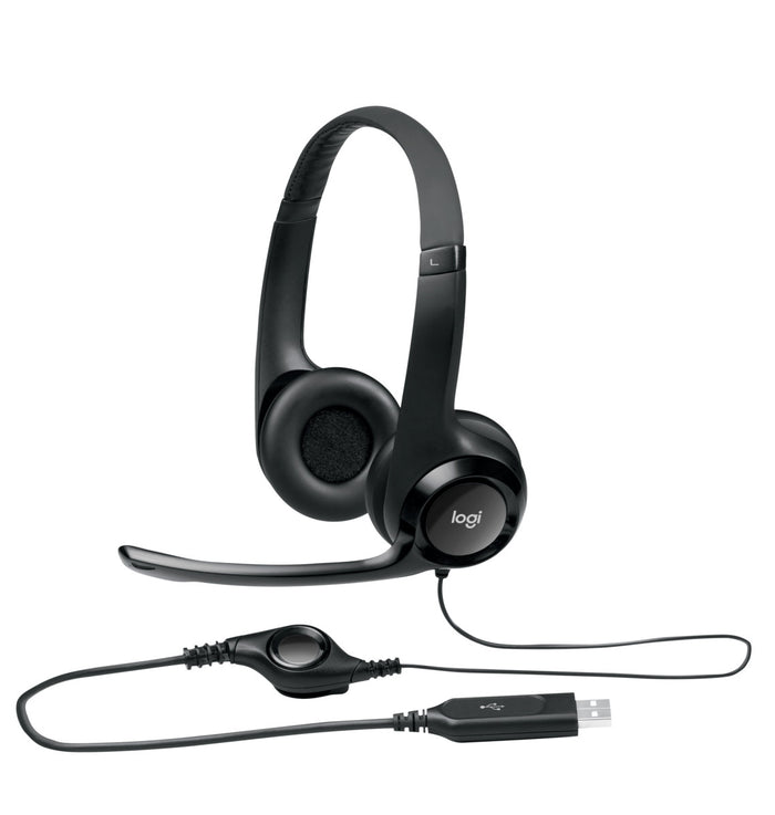 Logitech LGT-H390 Wired Black Headset Headset Logitech
