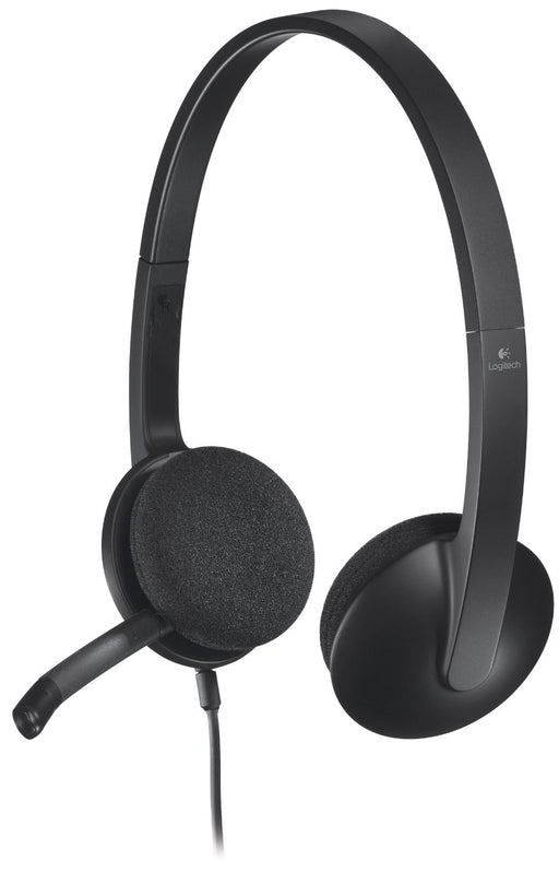 Logitech H340 Wired Black USB Computer Headset | 981-000507