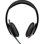 Logitech H540 USB Computer Wired Black Headset | 981-000510 Headset Logitech
