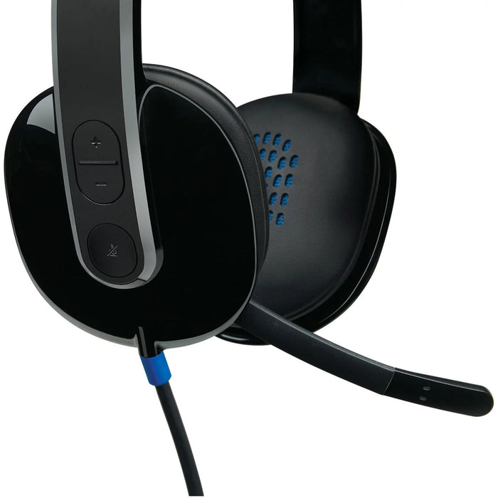 Logitech H540 USB Computer Wired Black Headset | 981-000510