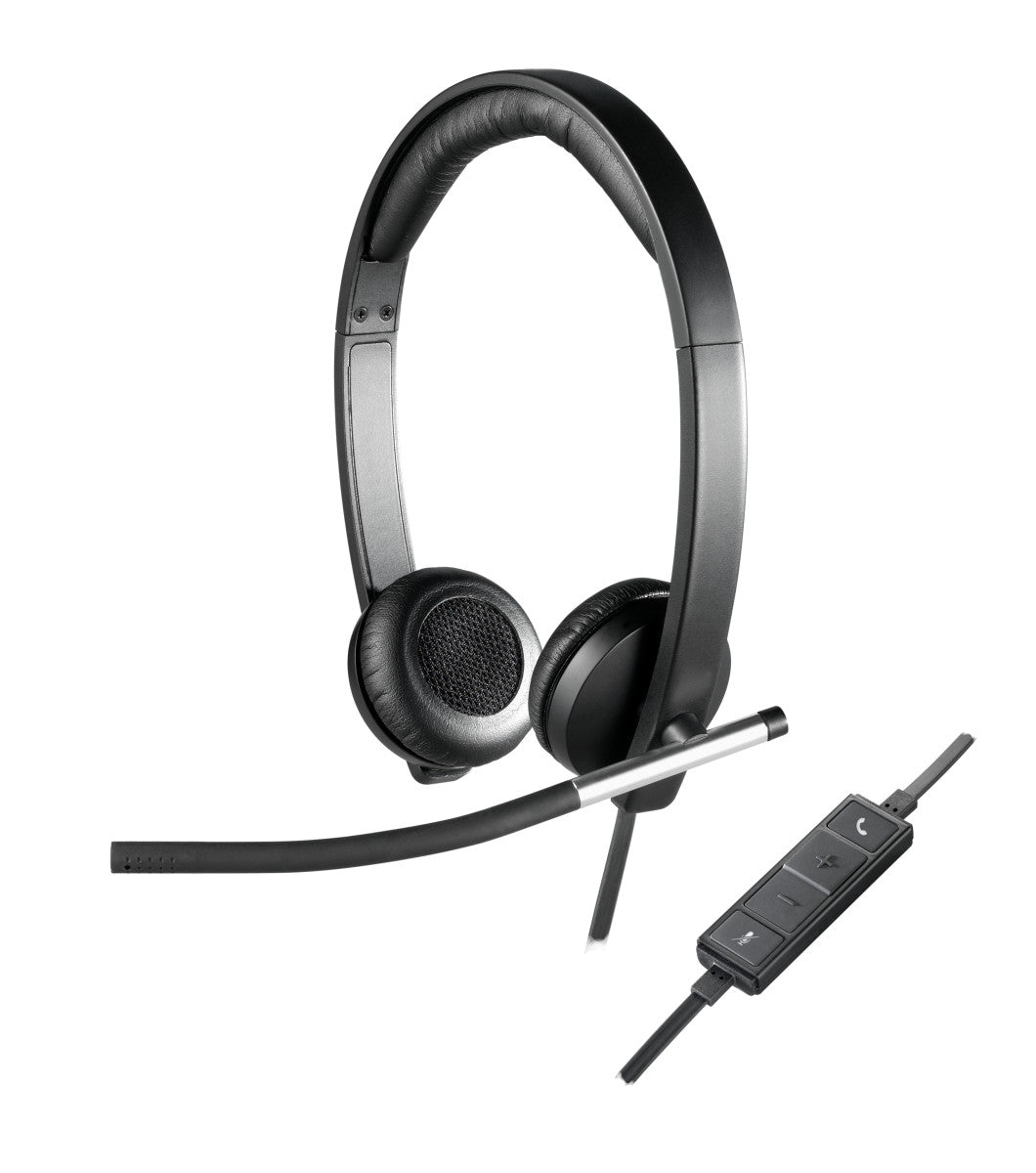 Logitech USB Headset Stereo H650e Wired Multicolour Headset Headset Logitech