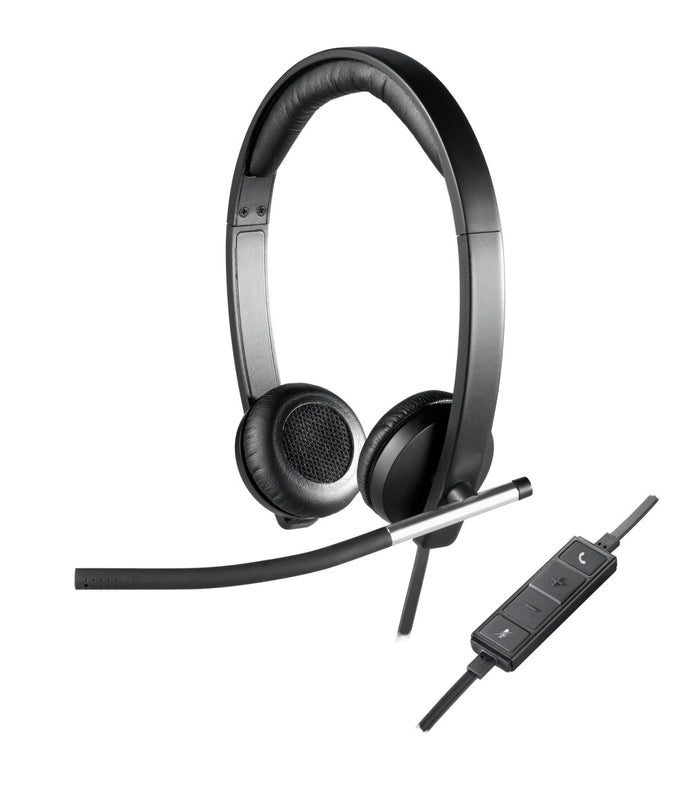 Logitech USB Headset Stereo H650e Wired Multicolour Headset Headset Logitech