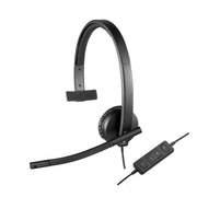 Logitech USB Headset H570e Mono Wired Black Headset Headset Logitech