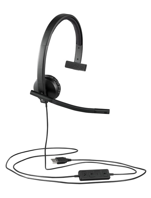 Logitech USB Headset H570e Mono Wired Black Headset