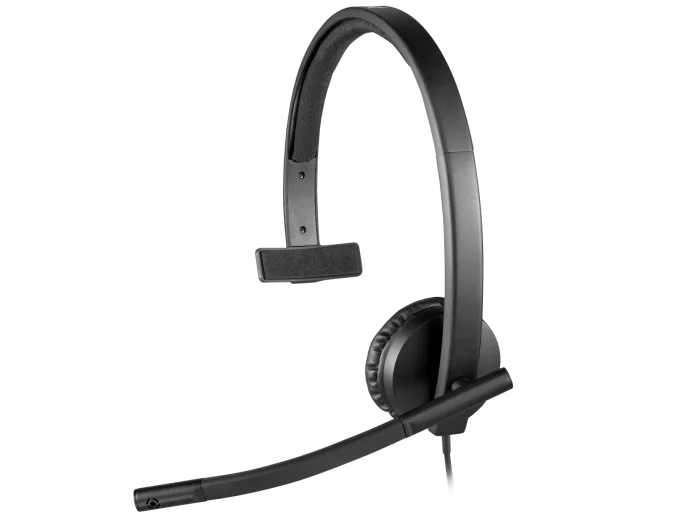 Logitech USB Headset H570e Stereo Wired Black Headset Headset Logitech