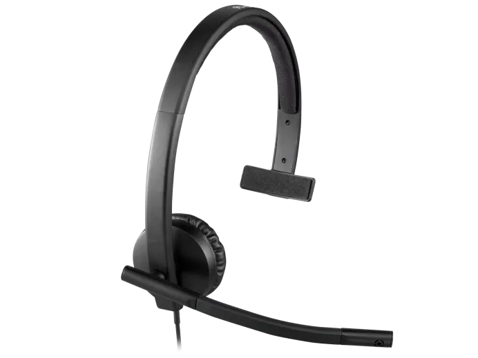 Logitech USB Headset H570e Stereo Wired Black Headset Headset Logitech