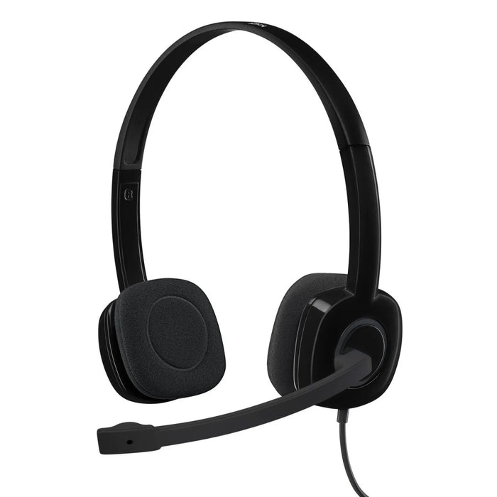 Logitech H150 Stereo Headset Wired Head-band Office/Call Center Black | 981-000589