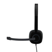 Logitech H150 Stereo Black Wired Headset | 981-000589 Headset Logitech