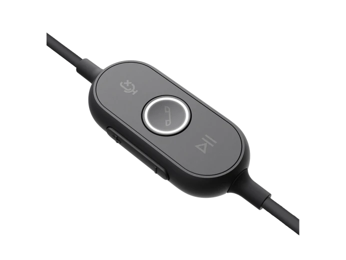 Logitech Zone Wired UC Wired Grey Headset Headset Logitech