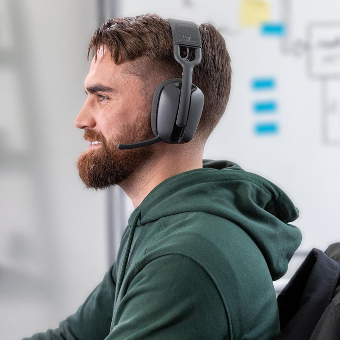 Logitech Zone Vibe 100 Wireless Bluetooth Graphite Headset | 981-001213 Headset Logitech