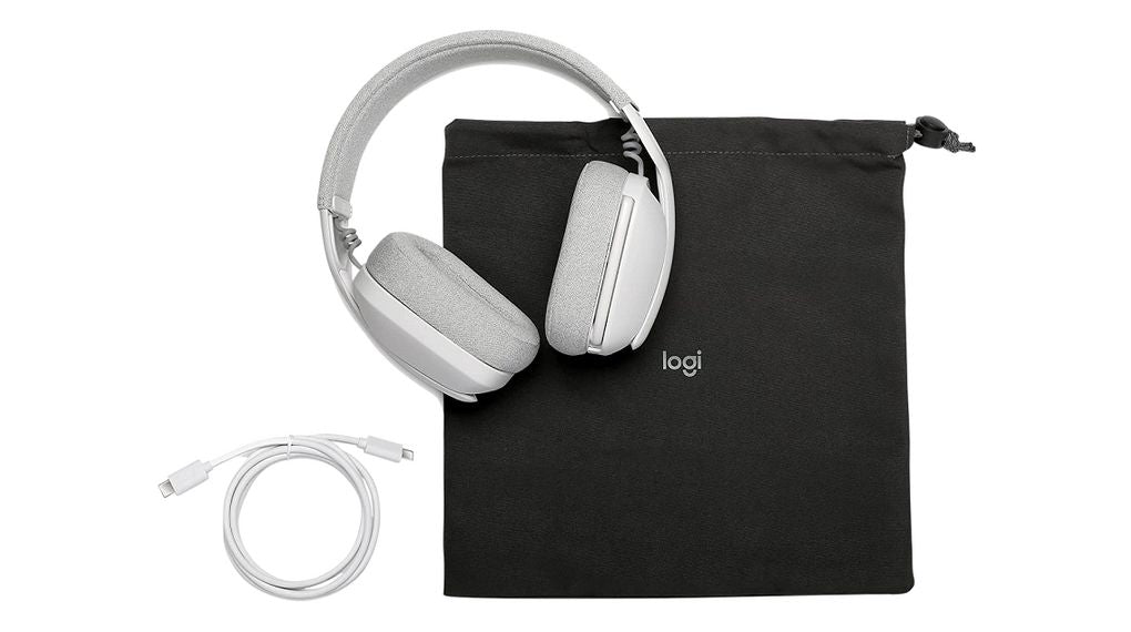 Logitech Logitech Zone Vibe 100 Wireless Headphones - White | 981-001219 Headset Logitech